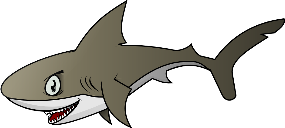 Cute Shark Clip Art Free Clipart Images - Shark Fish Clipart - Transparent PNG Free Download