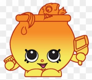 Shopkins Goldie Fish Bowl - Transparent PNG Free Download