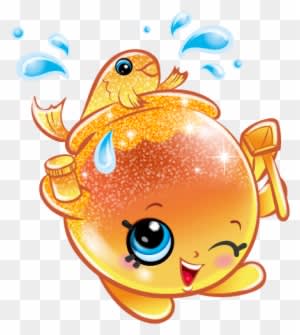Shopkins - Official Site - Shopkins Goldie Fish Bowl - Transparent PNG Free Download