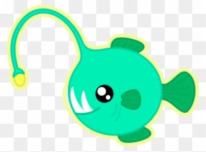 More Like Dd Angler Fish By Amis0129 - Angler Fish Drawing Cute - Transparent PNG Free Download