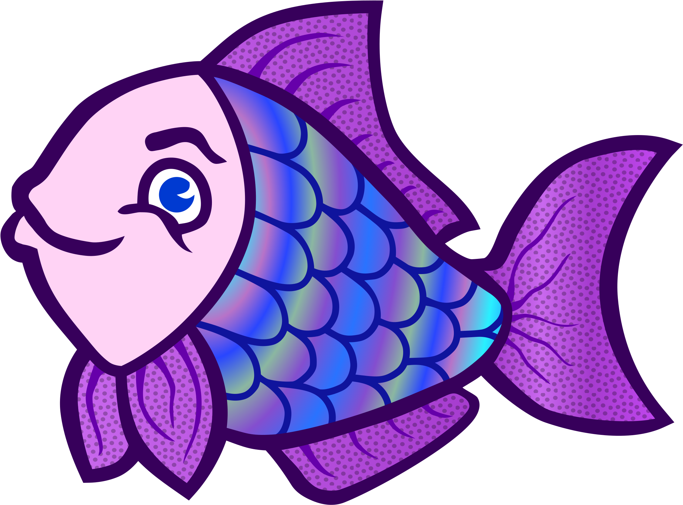 Fish - Coloured - Colorful Fish Clipart - Transparent PNG Free Download