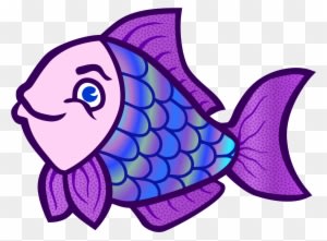 Fish - Coloured - Colorful Fish Clipart - Transparent PNG Free Download