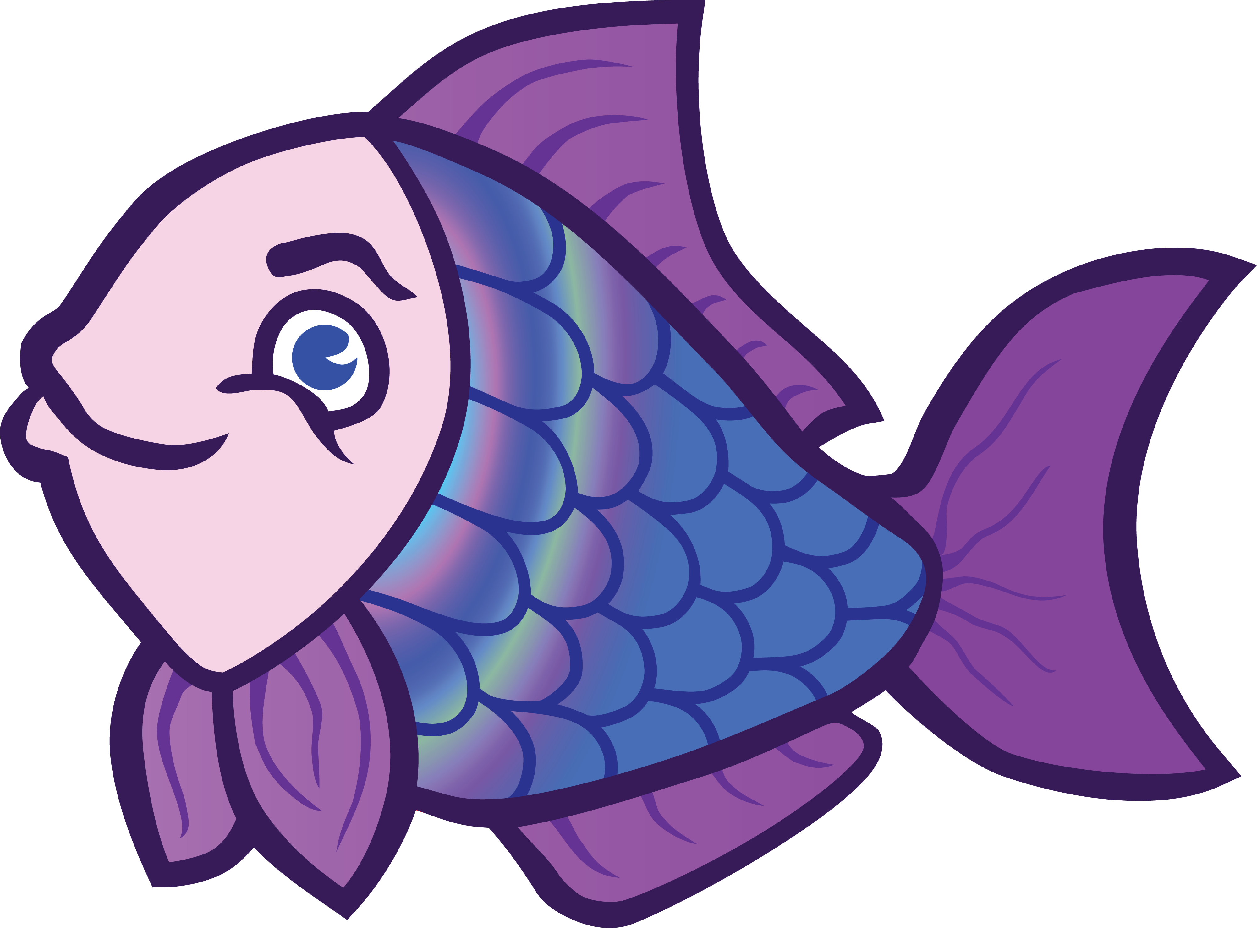Free Clipart Of A Fish - Colorful Fish Clipart - Transparent PNG Free Download