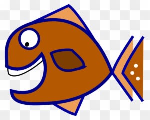 Brown Fish Clip Art At Clker - Clipart Fish Brown - Transparent PNG Free Download