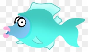 Funny Orange Cartoon Fish Drawing, Green Cartoon Fish - Coral Reef Fish - Transparent PNG Free Download