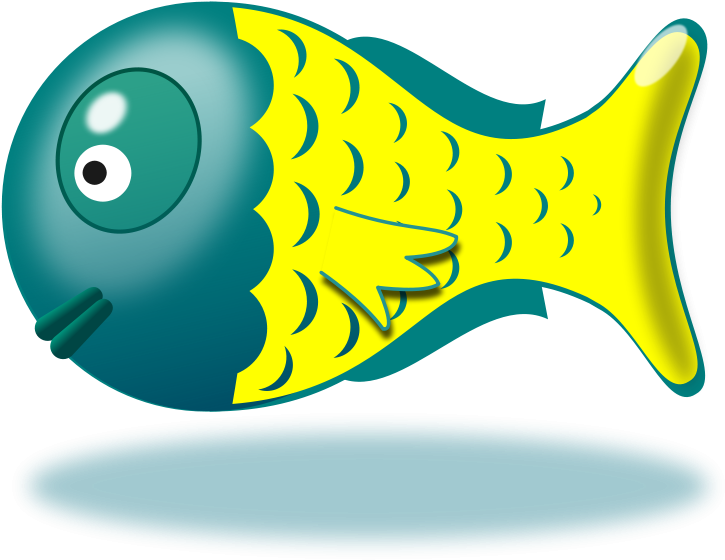 Free Babyfish - Cartoon Fish With Transparent Background - Transparent PNG Free Download