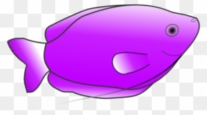 Purple Fish Clipart - Purple Fish Clipart - Transparent PNG Free Download