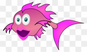 Fish Cartoon Smile Funny Vector Clip Art 4da9fc Clipart - Fish Clip Art - Transparent PNG Free Download