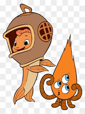 Chicken Little Kirby And Fish Clipart Png - Fish From Chicken Little - Transparent PNG Free Download