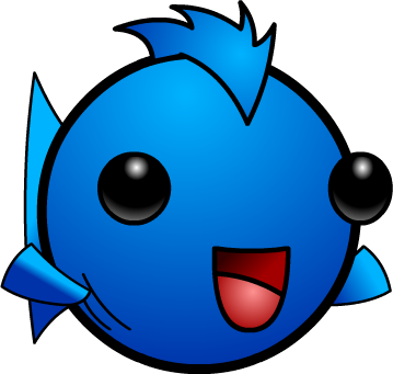 Simple Fat Cartoon Fish Fat Cartoon Fish Pictures To - Fat Blue Fish - Transparent PNG Free Download