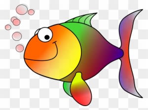 Clip Art Fish - Tropical Fish Shower Curtain - Transparent PNG Free Download