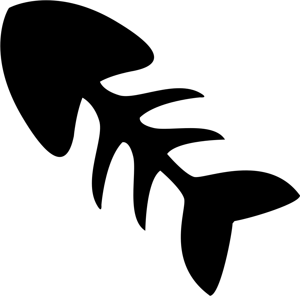 Silhouette Skeleton - Fish Skeleton Silhouette - Transparent PNG Free Download