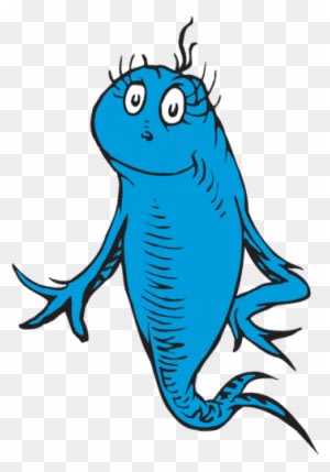 One Fish, Two Fish, Red Fish, Blue Fish™ Universal - Dr Seuss Red Fish Blue Fish - Transparent PNG Free Download