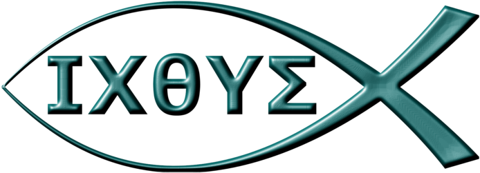 Christian Fish By Newt Christian Fish Ichtus Jesus - Christianity Fish Art - Transparent PNG Free Download