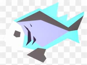 Angel Fish Clipart - Runescape Rainbow Fish - Transparent PNG Free Download