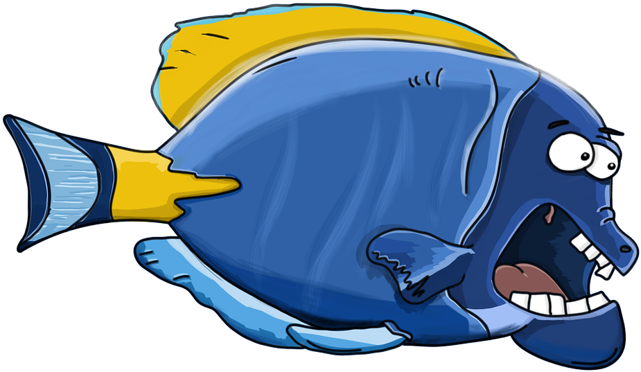 Blue Fish Cliparts 17, Buy Clip Art - Fish - Transparent PNG Free Download