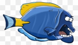 Blue Fish Cliparts 17, Buy Clip Art - Fish - Transparent PNG Free Download