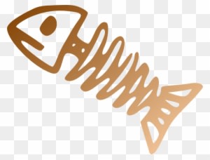 Fish Bone Cartoon - Transparent PNG Free Download
