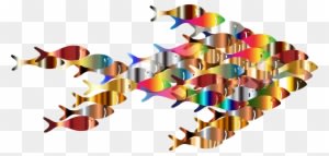 Colorful Fish Fractal - Colorful Fish Png - Transparent PNG Free Download