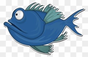 Big Image - Clipart Cartoon Fish - Transparent PNG Free Download