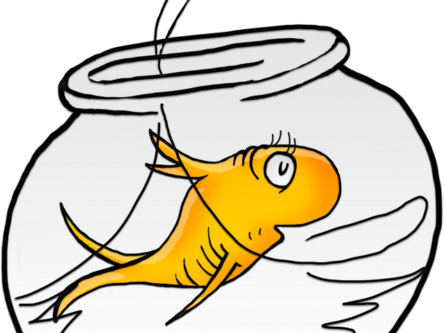 Fish Bowl Clipart Red - Dr Seuss Fish Png - Transparent PNG Free Download