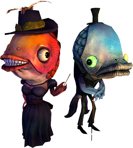 Fish Couple - Fish Couple - Transparent PNG Free Download
