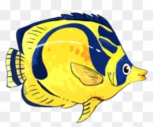 Butterfly Fish With Belts Erasmus Hall Summer Session - Coral Reef Fish - Transparent PNG Free Download