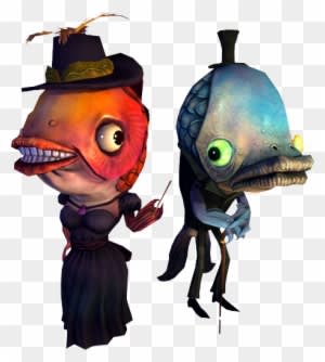 Fish Couple - Fish Couple - Transparent PNG Free Download