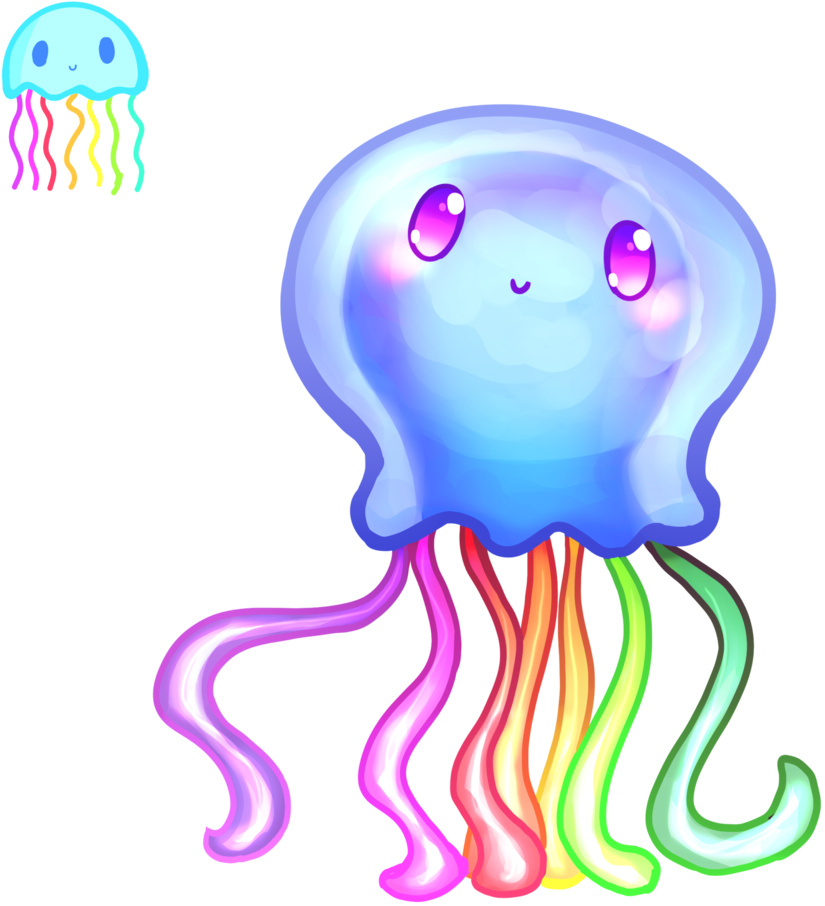 Flyingpings 296 47 Abicat3043 By Flyingpings - Cute Jelly Fish Cartoon Png - Transparent PNG Free Download