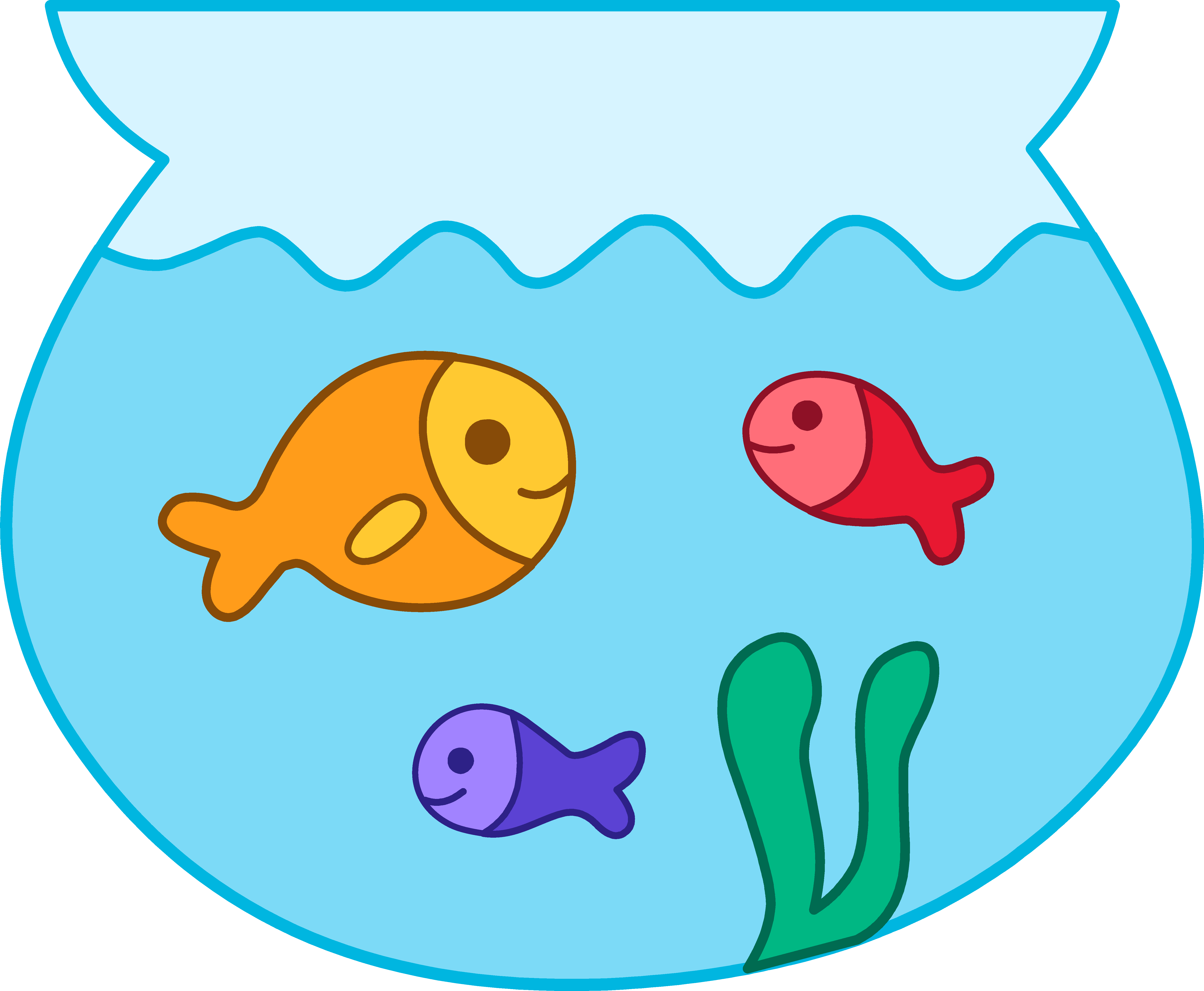 Cartoon Fish In A Fish Bowl Clipart - Fish Bowl Clip Art Free - Transparent PNG Free Download
