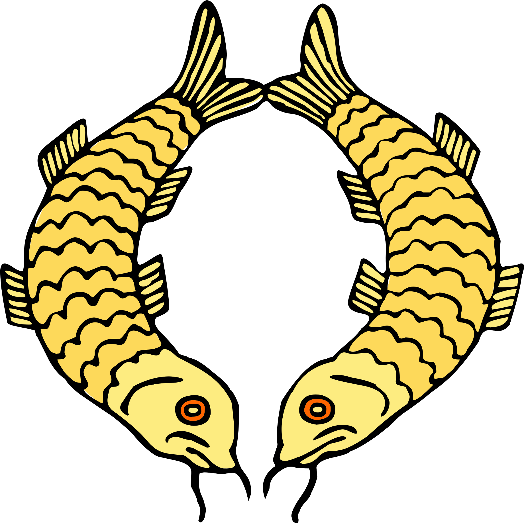 Buddhism Symbol Cliparts 16, Buy Clip Art - Buddhist Symbols Golden Fish - Transparent PNG Free Download