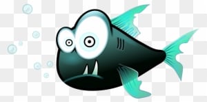 Cartoon Fish Shower Curtain - Transparent PNG Free Download