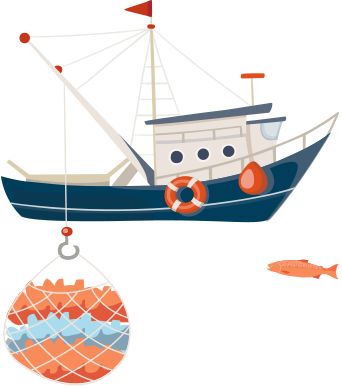 Boat - Fish Traceable In The Sea While Purse Seine Fishing - Transparent PNG Free Download