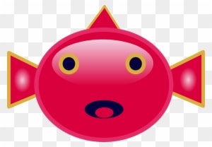 Fish Mouth Eyes Red Face Png Image - Funny Cartoon Fish Faces - Transparent PNG Free Download