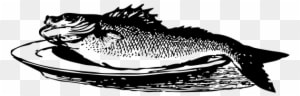 Fish On A Plate Png Clip Arts - Cartoon Fish On A Plate - Transparent PNG Free Download