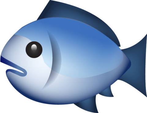 Fish Emoji - Fish Emoji Png - Transparent PNG Free Download