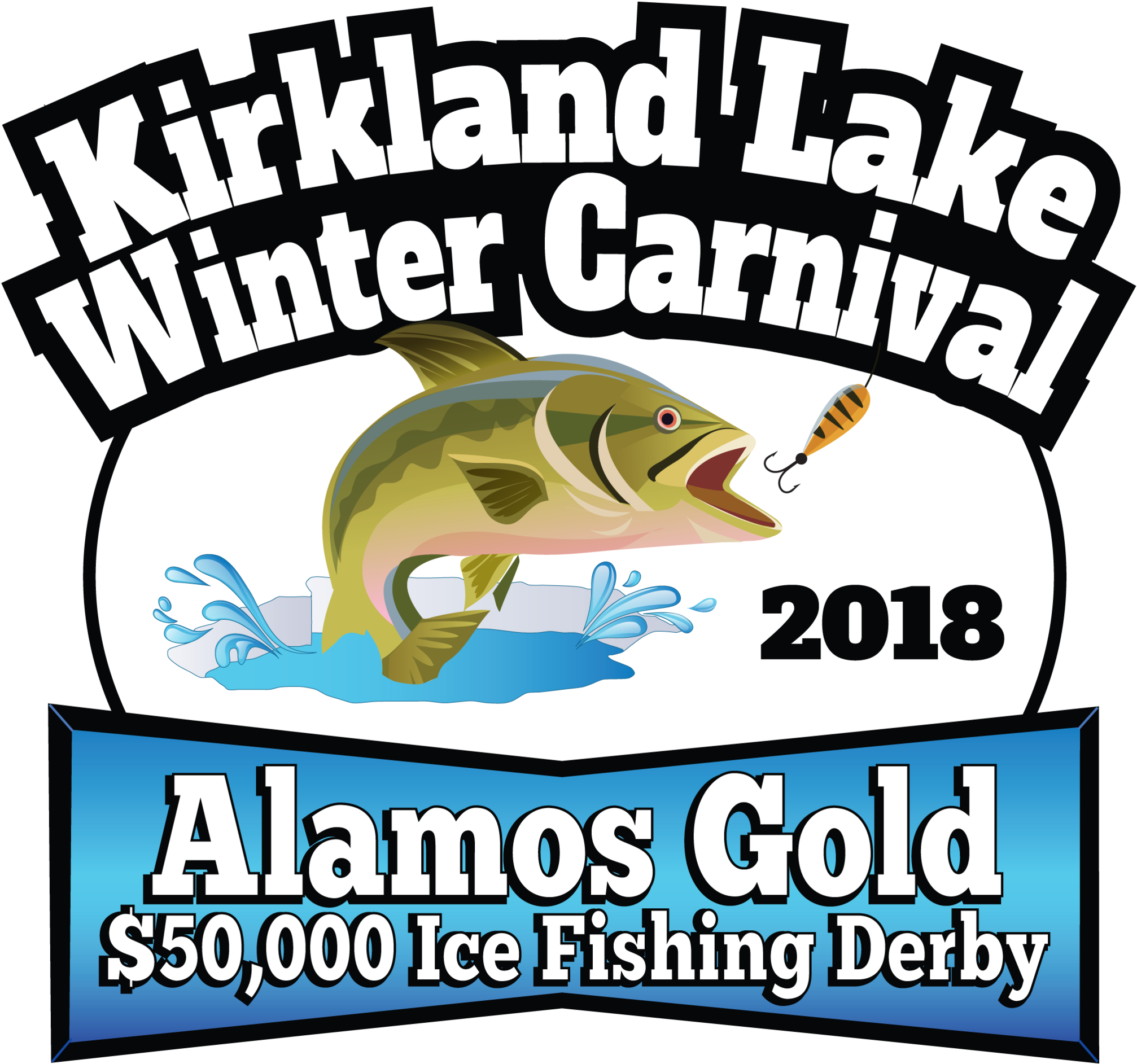 $50,000 Kirkland Lake Winter Carnival Fish Derby - Pull Fish Out Of Water - Transparent PNG Free Download