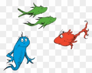 Which Dr - One Fish Two Fish Red Fish Blue Fish - Transparent PNG Free Download