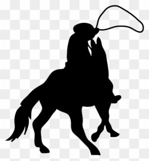 Cowboy Silhouette Png - Cowboy On Horse Silhouette Png - Transparent PNG Free Download