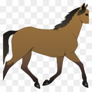 Free Horse Clipart Running Horse Clip Art At Clker - Horse Cartoon - Transparent PNG Free Download
