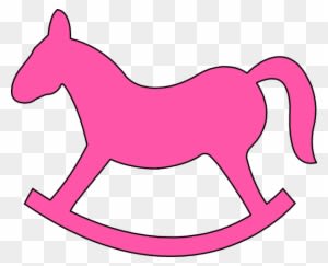 Pink Rocking Horse Clip Art - Baby Pink Rocking Horse - Transparent PNG Free Download