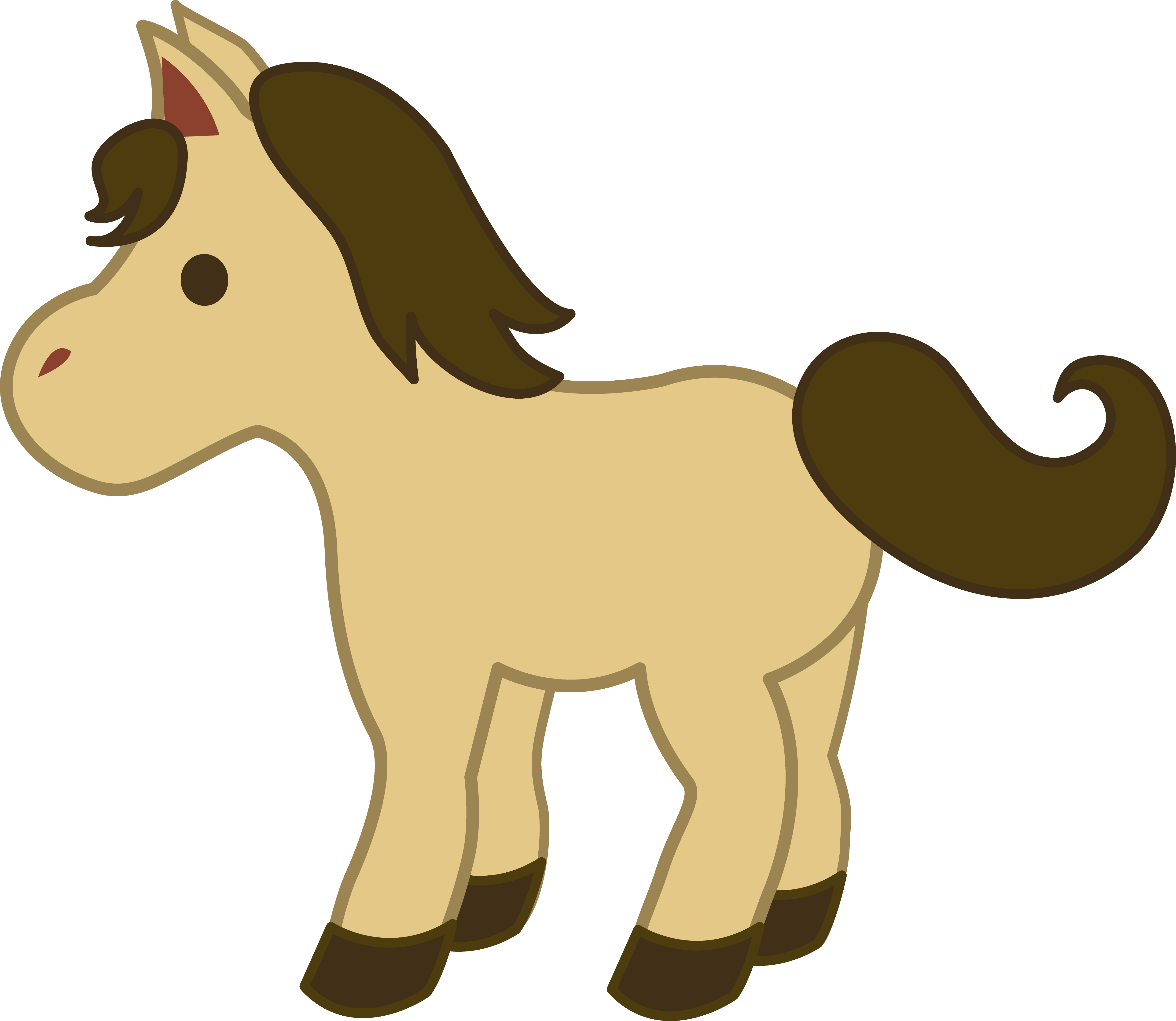 Horse - Cute Horse Clip Art - Transparent PNG Free Download