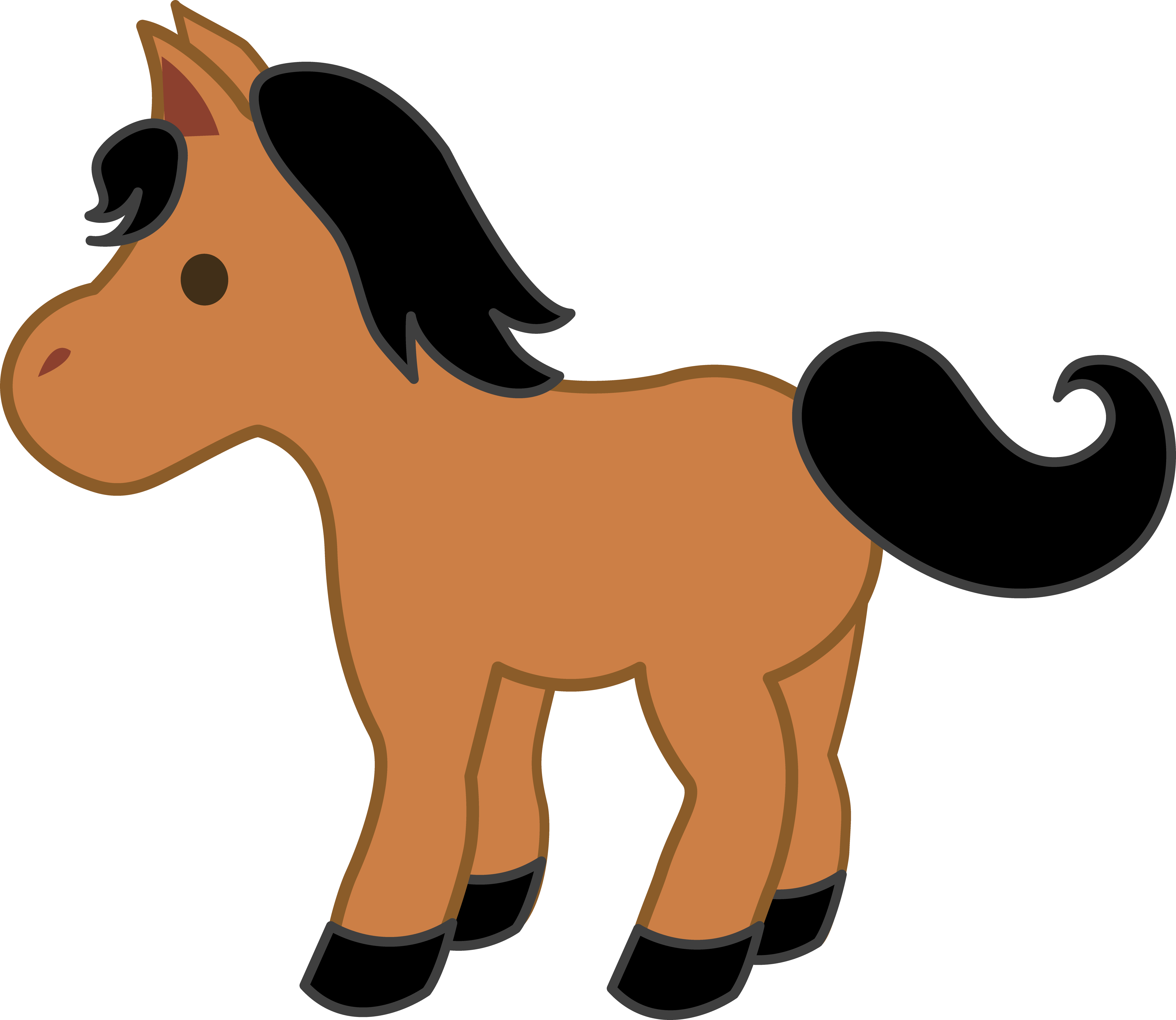 Cute Horse Clipart Clipartiki - Cute Horse Clip Art - Transparent PNG Free Download