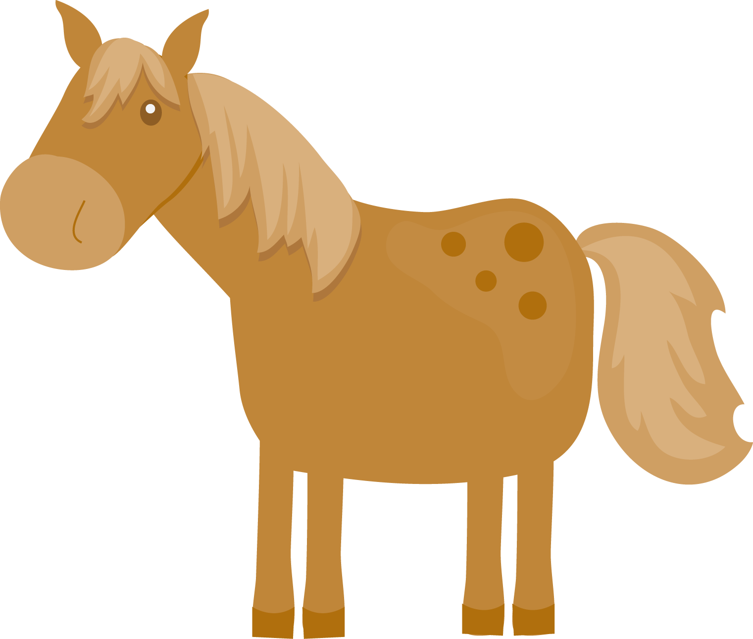Dead Horse Cartoon - Cute Horse Clipart Png - Transparent PNG Free Download
