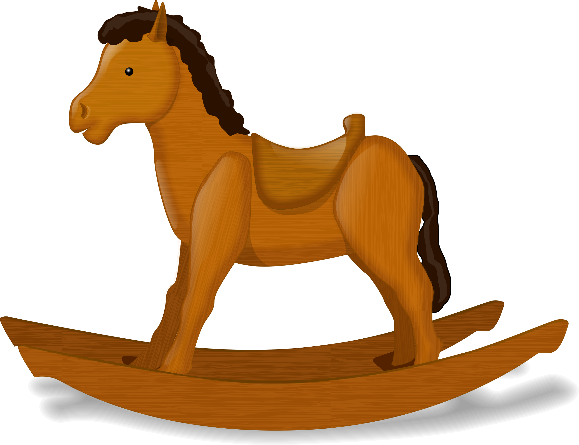 Free Horse Clipart Rocking Horse Childs Toy Free Vector - Rocking Horse Clipart - Transparent PNG Free Download