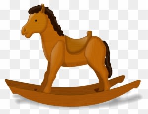 Free Horse Clipart Rocking Horse Childs Toy Free Vector - Rocking Horse Clipart - Transparent PNG Free Download