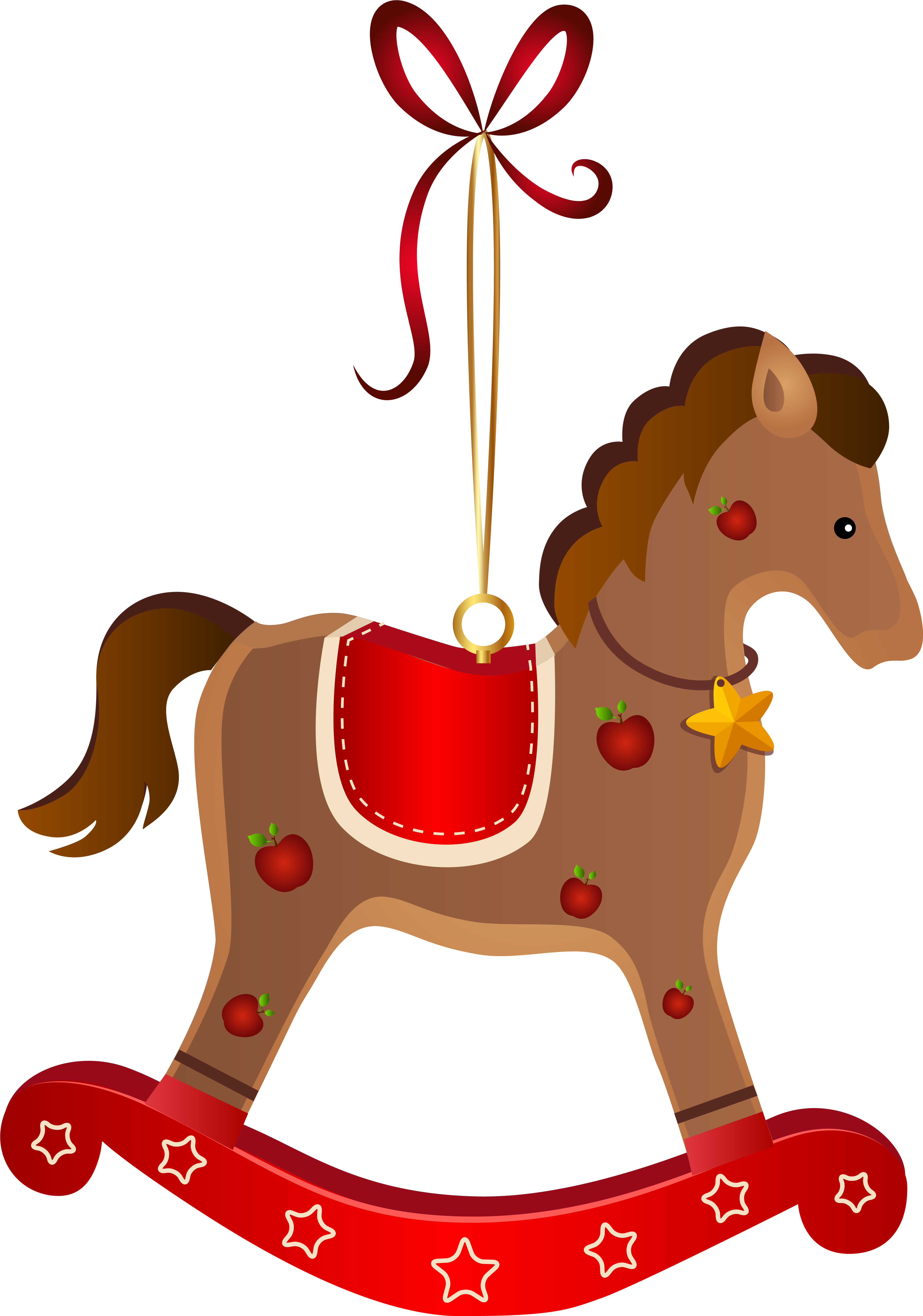 Rocking Horse Christmas Ornament Transparent - Rocking Horse Christmas Ornament - Transparent PNG Free Download