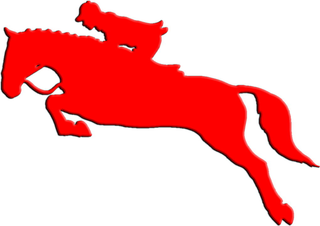 February - Horse Jumping Silhouette - Transparent PNG Free Download