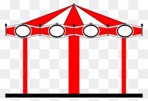 Carousel Horse Red Clipart - Transparent PNG Free Download