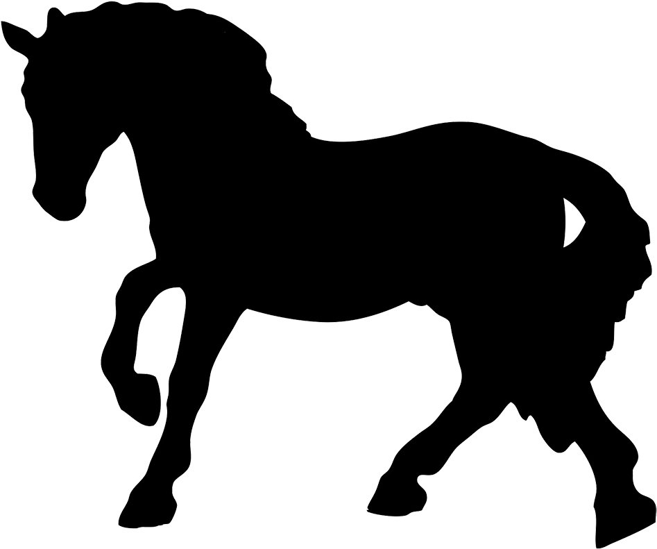 Western Pleasure Horse Clip Art - Silhouette Horse - Transparent PNG Free Download